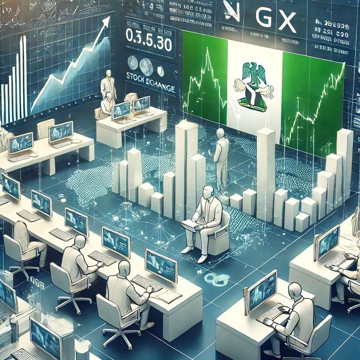 Nigeria real estate vs stock market concept