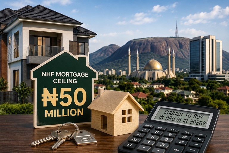 NHF Mortgage Ceiling ₦50 Million: Is It Enough to Buy in Abuja in 2026?