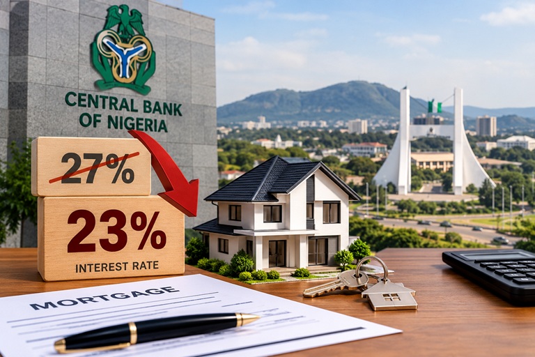 CBN Rate Cut Abuja Mortgages: What the Cut to 23% Actually Means in 2026
