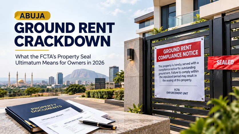 Abuja Ground Rent Crackdown: What the FCTA’s Property Seal Ultimatum Means for Owners in 2026
